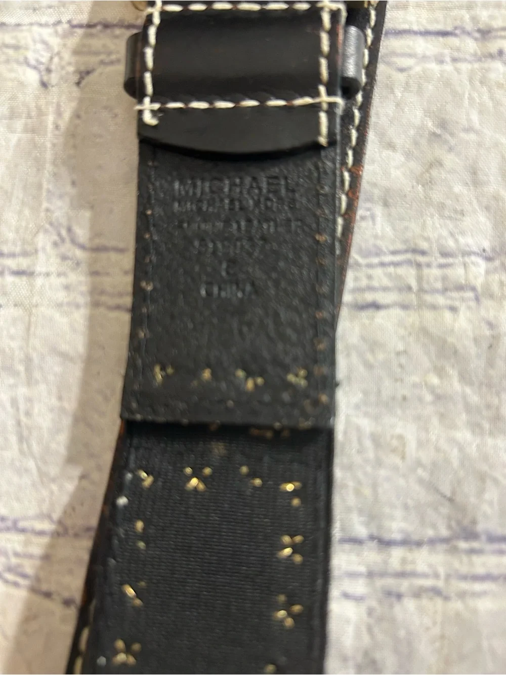MICHAEL MICHAEL KORS & MICHAEL KORS LOT OF (3) WOMEN’S BELTS BROWN & BLACK STUDS